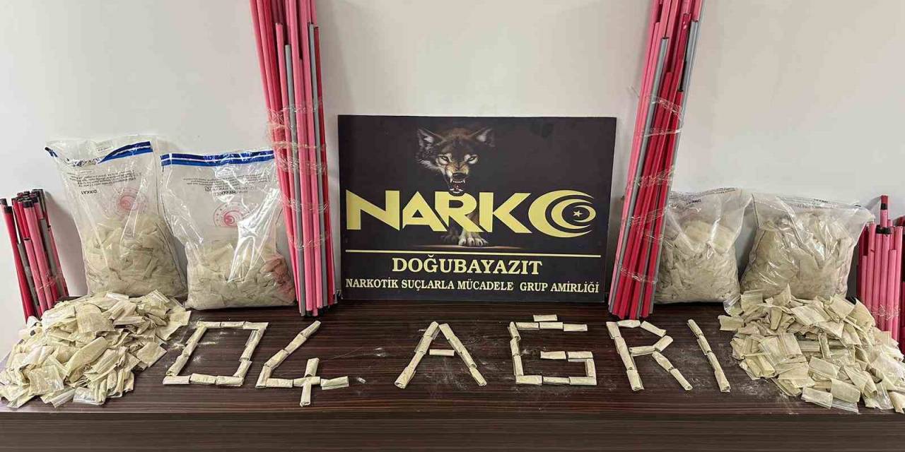 Ağrı’da 34 Kilo 150 Gram Eroin Ele Geçirildi
