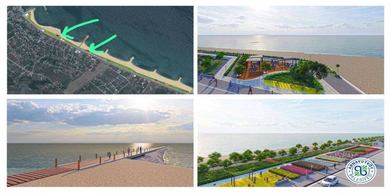 Karaburun Sahili’ne Beton Döküldüğü İddiasına Arnavutköy Belediyesinden Açıklama Geldi