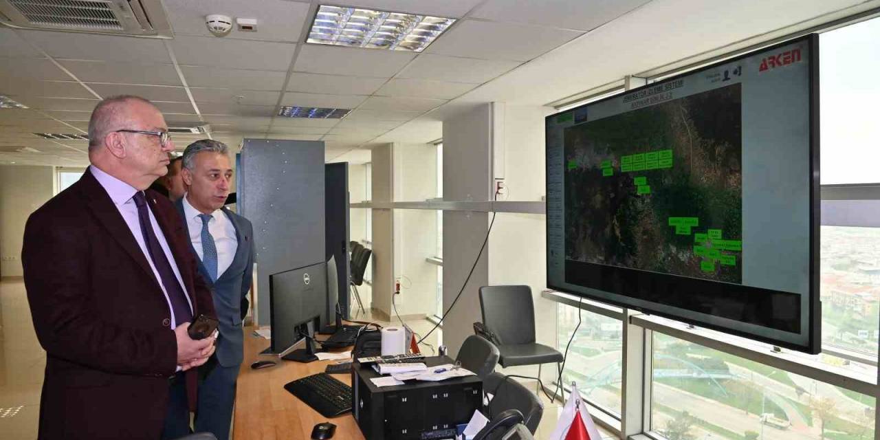 Başkan Ergün, Scada Sistemini İnceledi