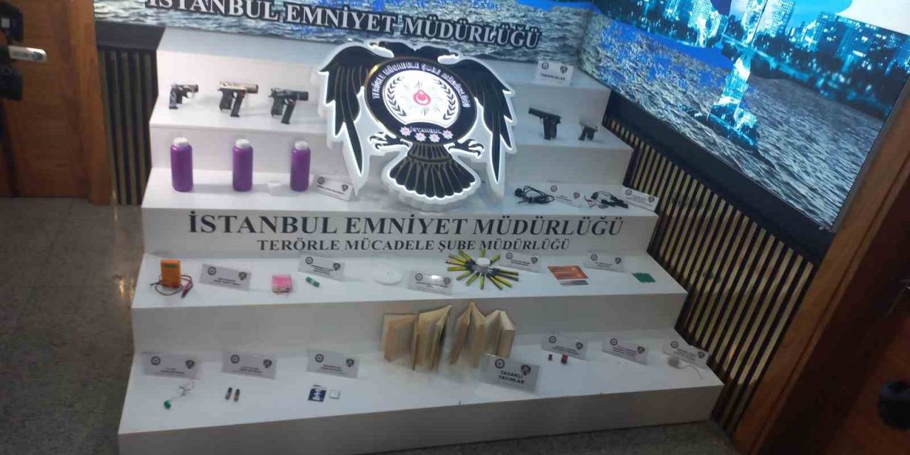 Hücre Evinden Çıkan Patlayıcılar Emniyette Sergilendi