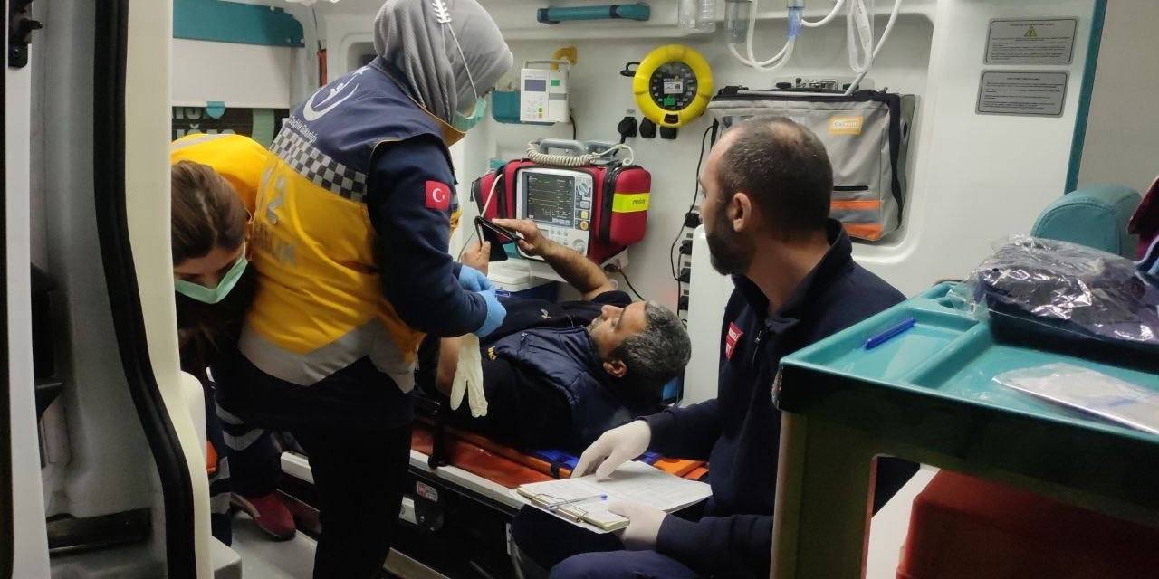 Ticari Taksinin Çarptığı Yaya Yaralandı
