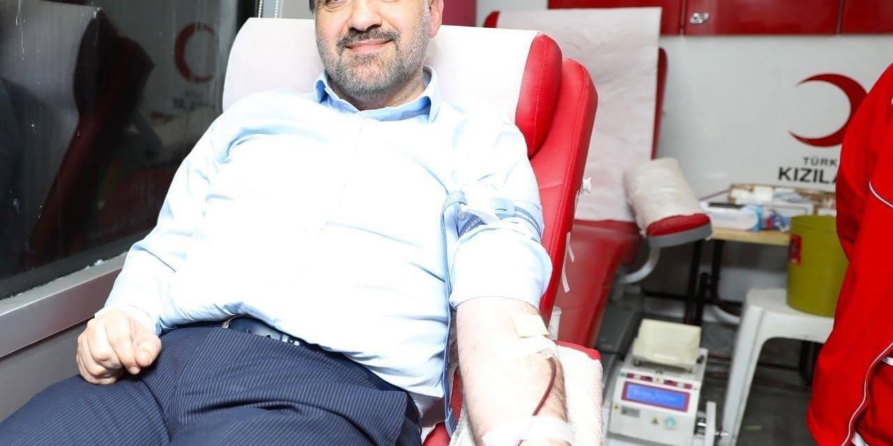 Başkan Talus Kan Bağışında Bulundu: "hayat Kurtarmak Senin Kanında Var"