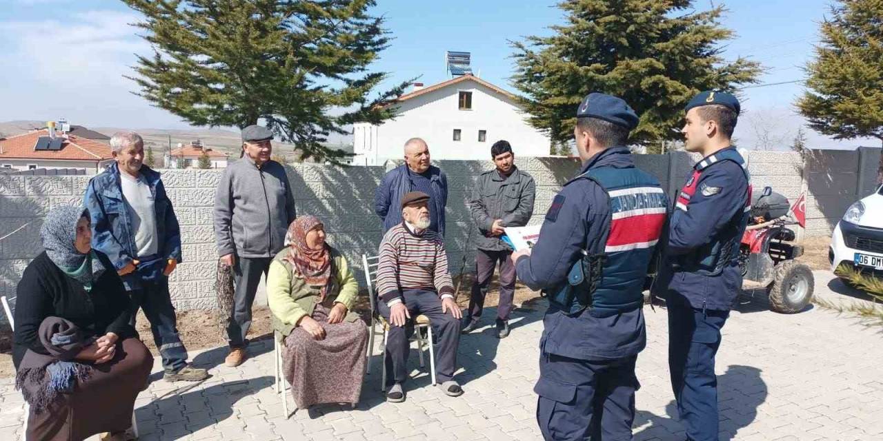 Jandarmadan Vatandaşlara “dolandırıcılara Dikkat” Eğitimi