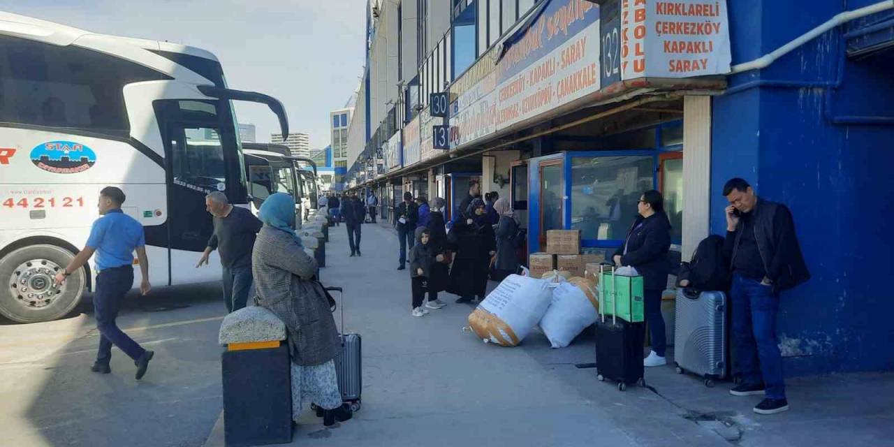İstanbul’da Ramazan Bayramı Öncesi Otogarlarda Son Durum