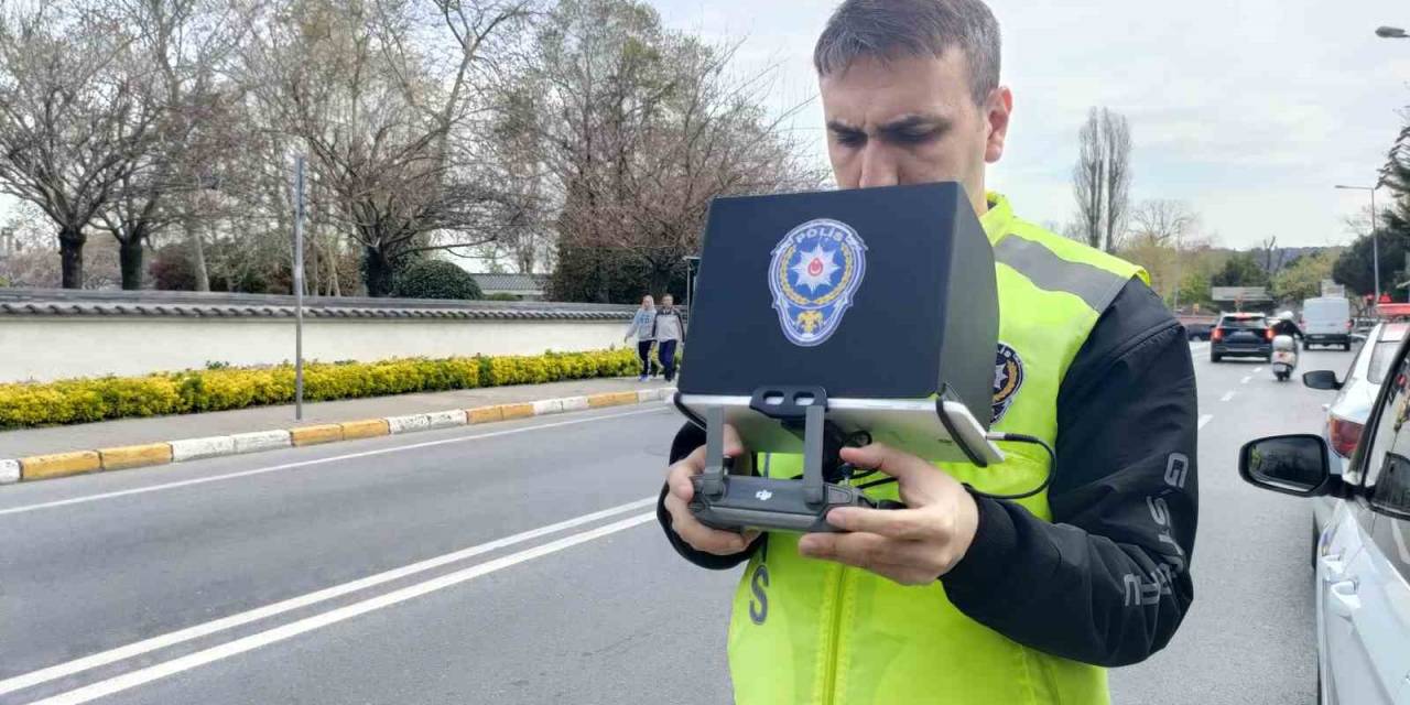 Sarıyer’de Dron Destekli Trafik Denetimi Gerçekleştirildi