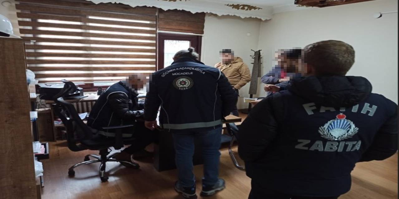 Fatih’te Sahte Belgelerle Yabancı Şahıslara İkamet Alan İş Yerlerine Denetim: 1 Milyon 3 Bin 100 Lira İdari Para Cezası Uygulandı