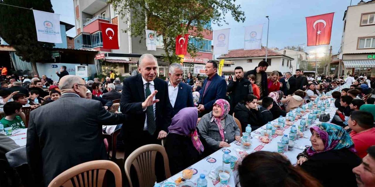 Denizli Büyükşehrin Gönül Sofrası Sevindik’te Kuruldu