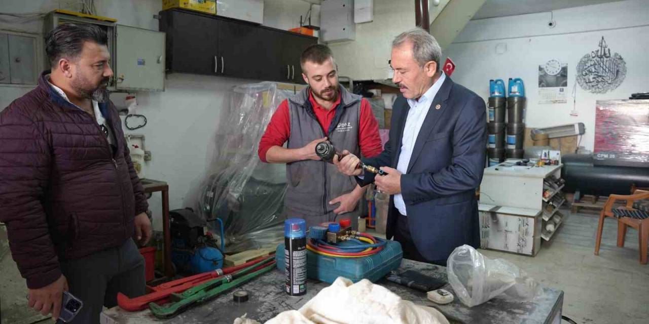 Ak Partili Şahin Tin, Denizlili Esnafla Buluştu