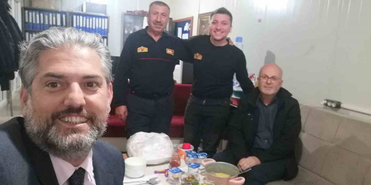 Başkan Suer, İtfaiye Ekiplerini Unutmadı
