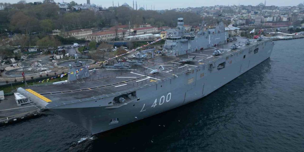 Dünyanın İlk Siha Gemisi Tcg Anadolu Halkın Ziyaretine Açılıyor