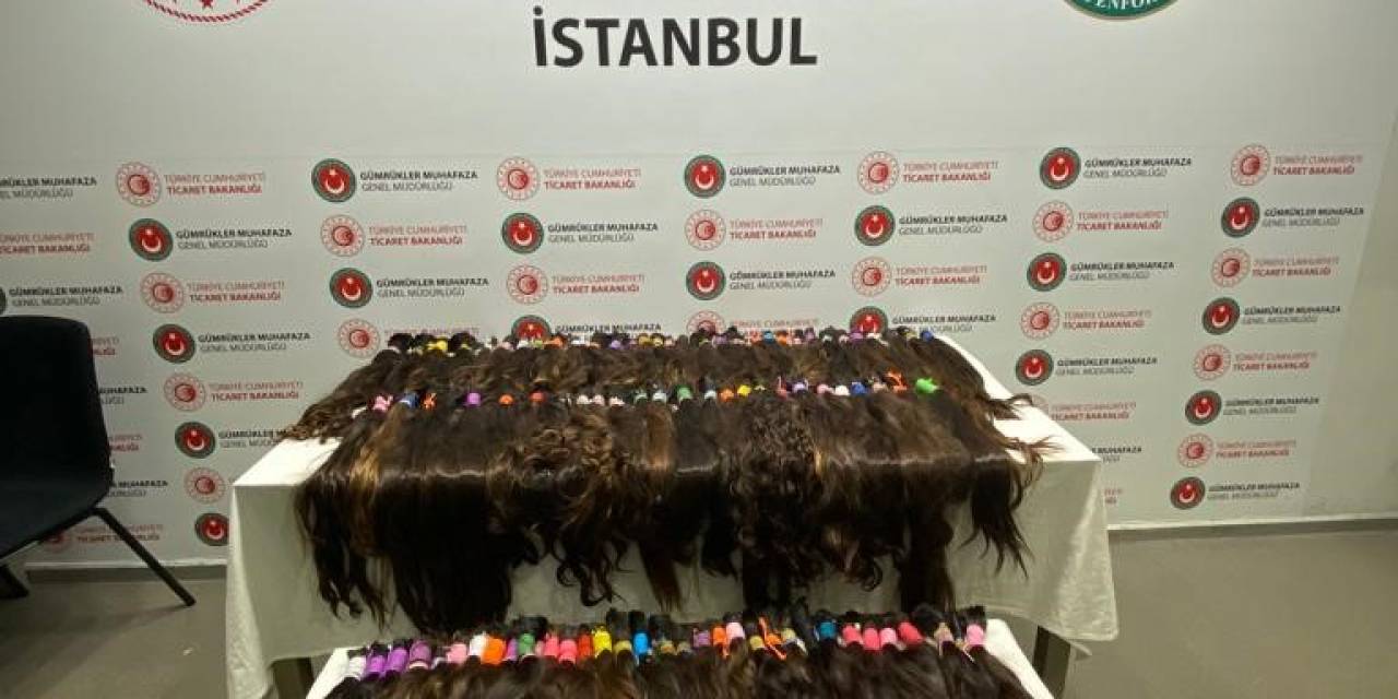Sabiha Gökçen’de Valiz İçerisinde Kilolarca İnsan Saçı Ele Geçirildi