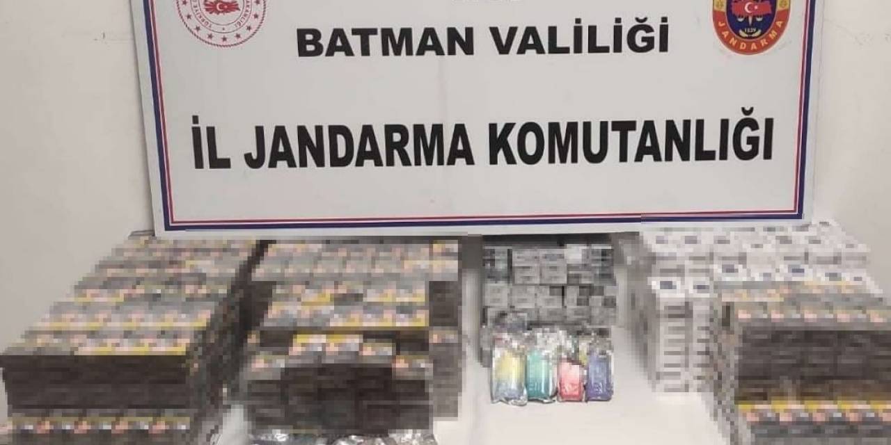 Batman’da 12 Bin 113 Paket Kaçak Sigara Ele Geçirildi
