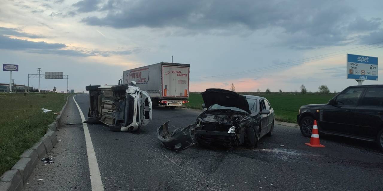 Ergene’de Trafik Kazası: 3 Yaralı