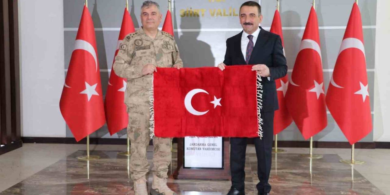 Jandarma Genel Komutan Yardımcısı Orgeneral Ali Çardakcı, Siirt’te İncelemelerde Bulundu