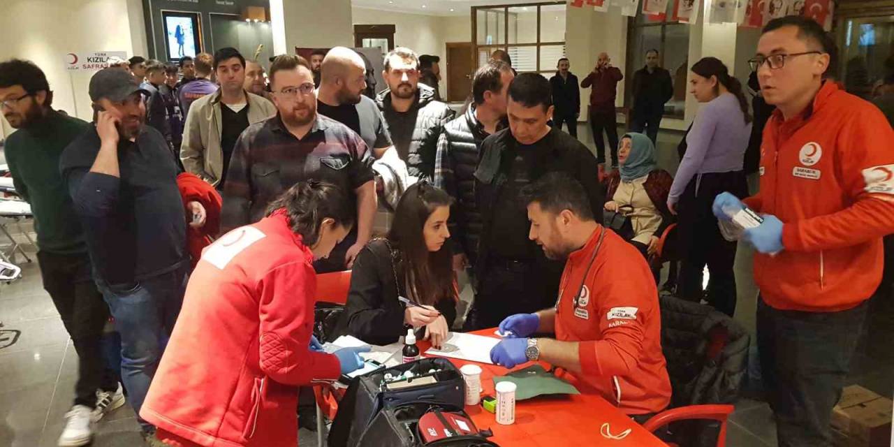Safranbolu’da Yüzlerce Kişi Kan Bağışında Bulundu