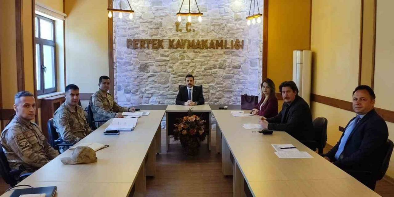 Pertek’te Seçim Güvenliği Toplantısı Yapıldı