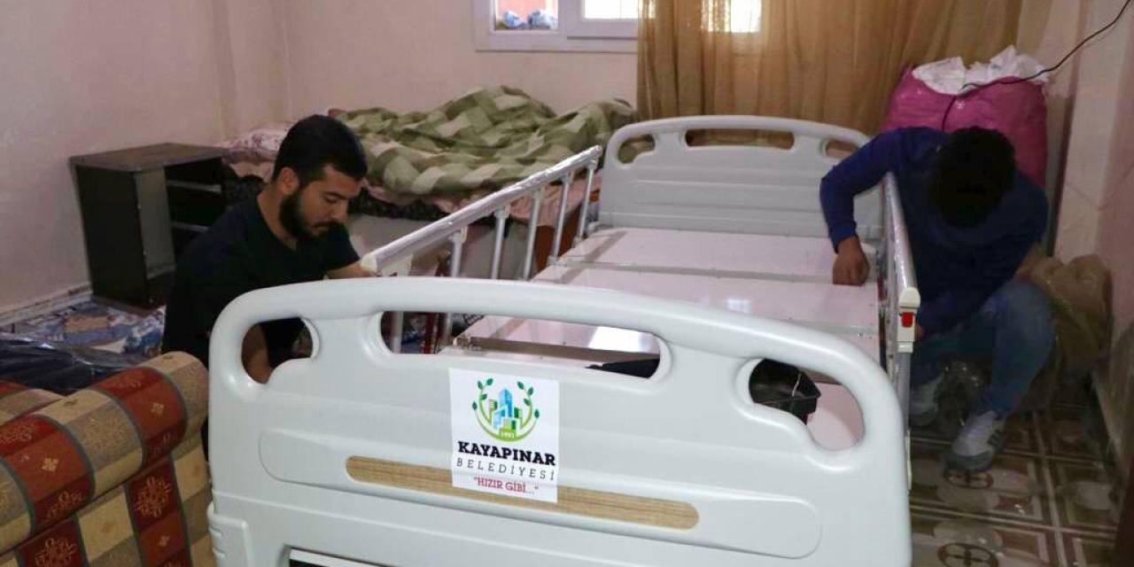 Kayapınar Belediyesi’nden Yatalak Hastalara Ücretsiz Hasta Yatağı