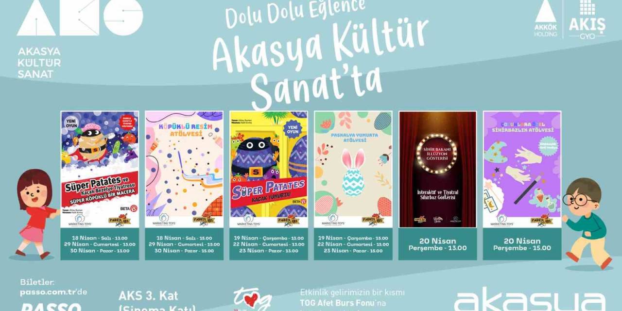 Akasya’nın Nisan Ayı Etkinlik Programı Belli Oldu