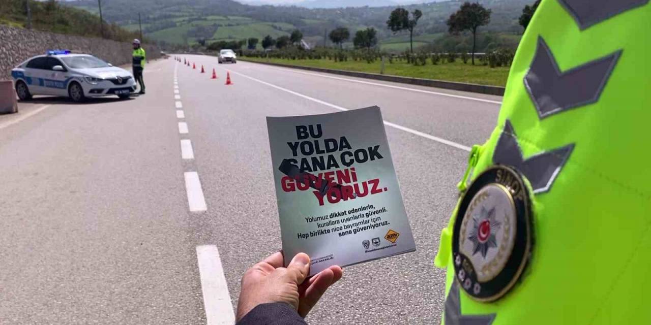 Sinop’ta Ramazan Bayramı Trafik Denetimleri
