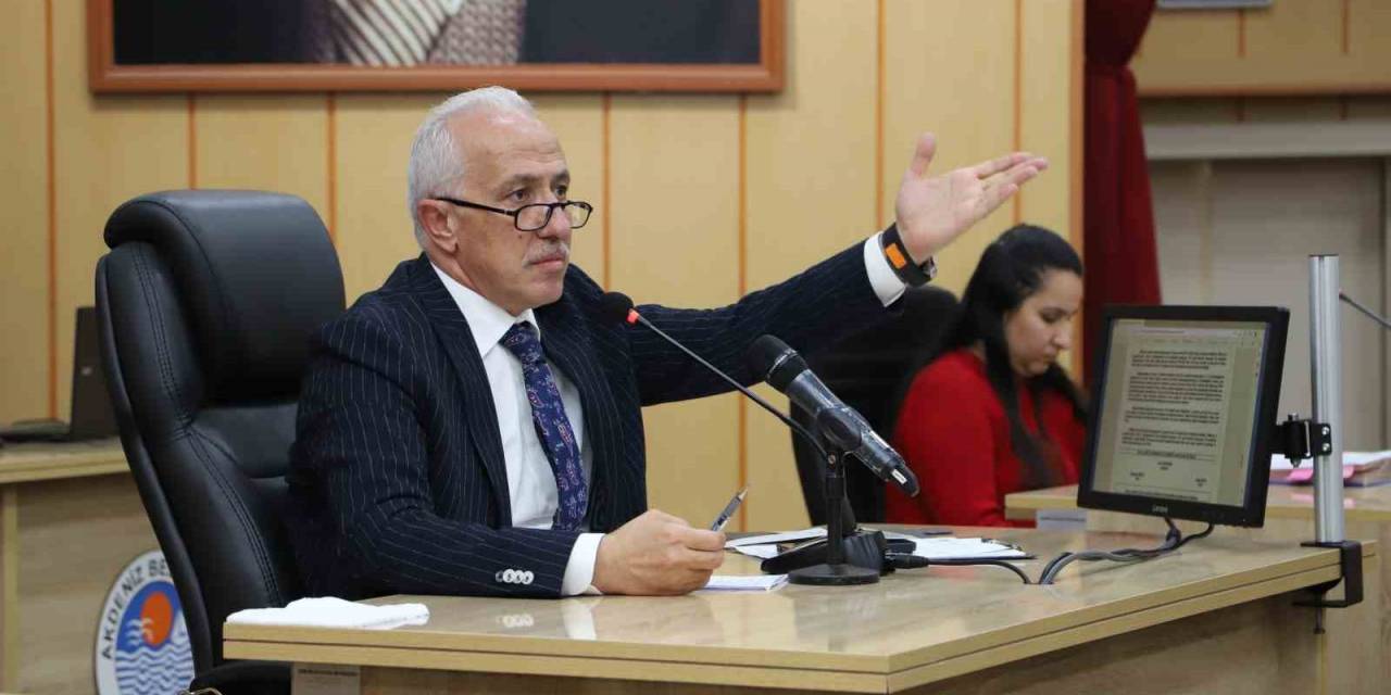 Akdeniz Belediyesinin Borçlanma Talebi Mecliste Kabul Edildi