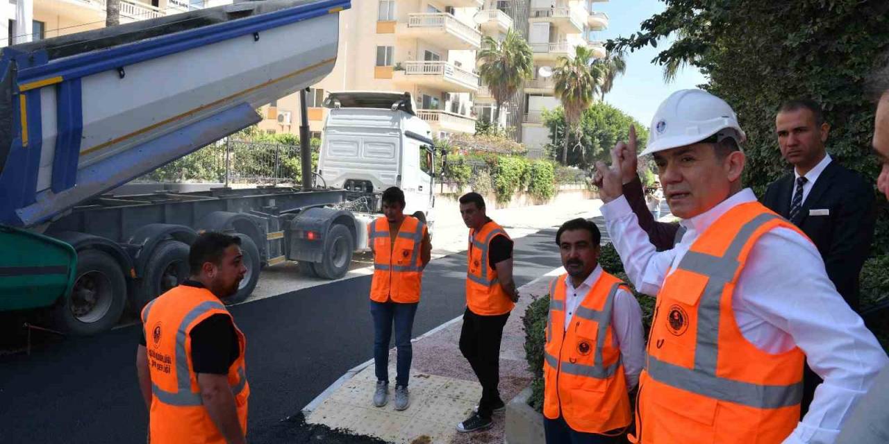 Başkan Özyiğit, Yol Çalışmalarını İnceledi