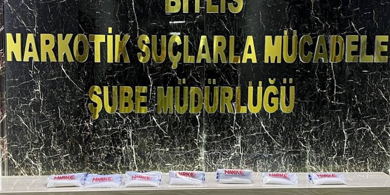 Bitlis’te 1 Kilo 117 Gram Metamfetamin Ele Geçirildi