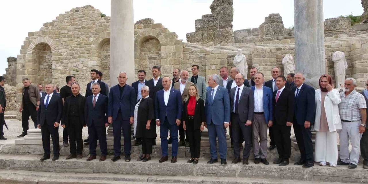 Side Kültürel Miras Projesi Basın Lansmanı Side Antik Kenti’nde Yapıldı