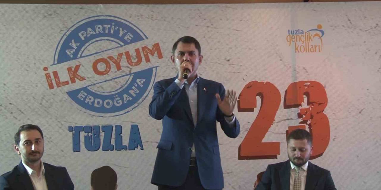 Bakan Kurum, Tuzla’da Gençlerle Buluştu