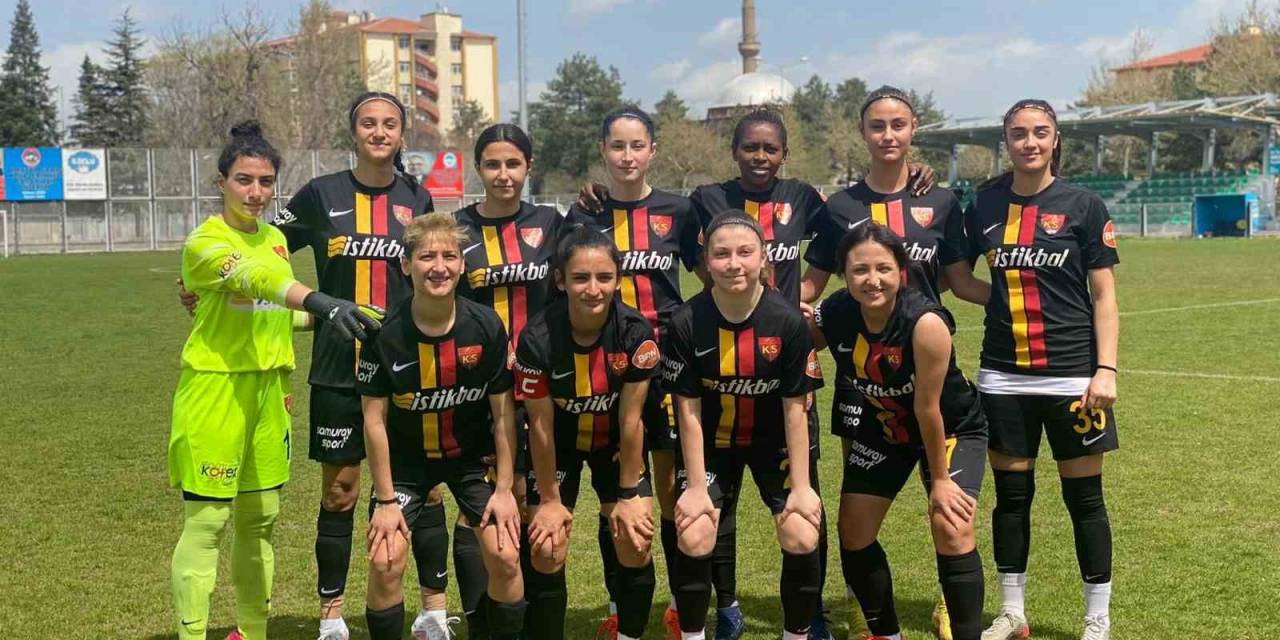 Kadınlar 1. Lig: Yukatel Kayseri Kadın Fk: 2- Gaziantep Asyaspor: 0