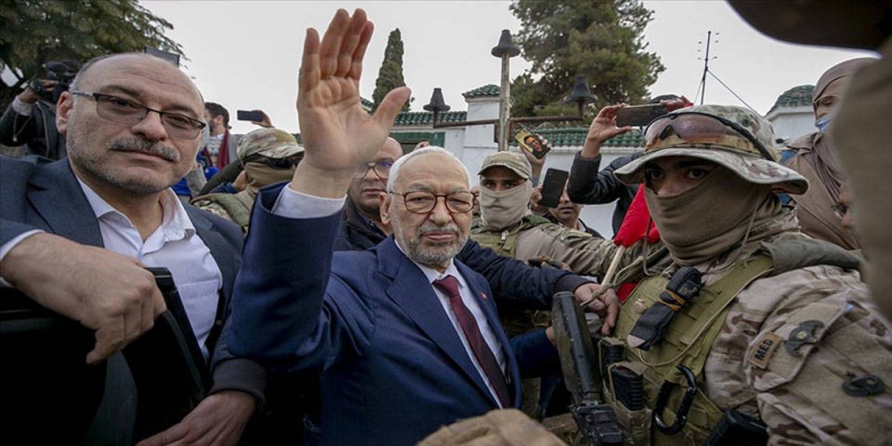Tunus’ta Ennahda Hareketi Lideri Gannuşi Tutuklandı
