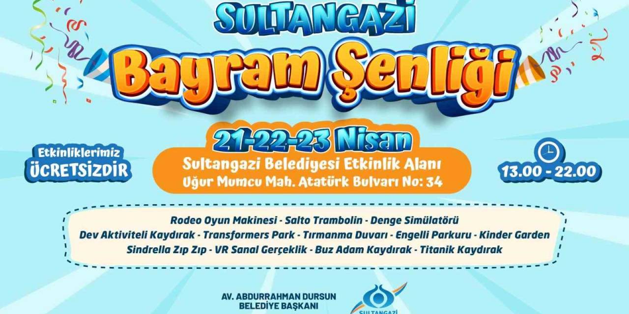 Sultangazi’de “bayram” Şenlikleri