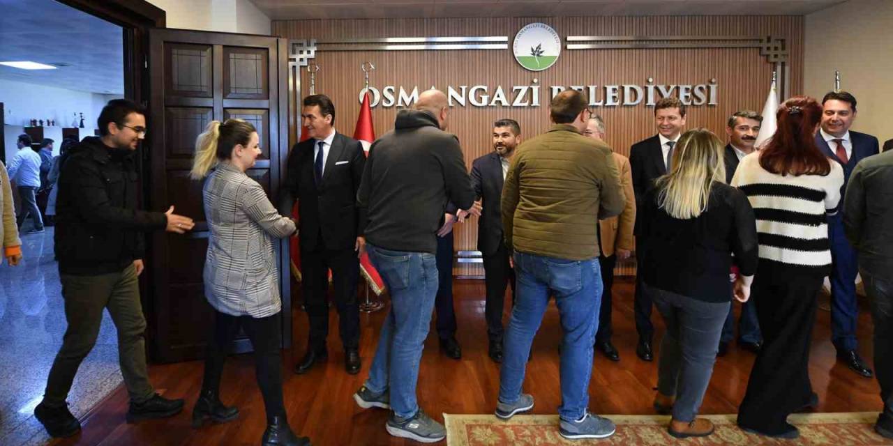 Başkan Dündar, Personelle Bayramlaştı