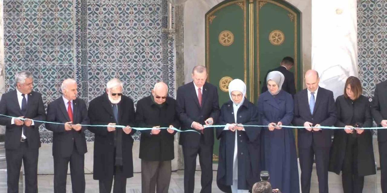 Cumhurbaşkanı Erdoğan, Topkapı Sarayı’nda Restorasyonu Tamamlanan Alanların Açılışını Gerçekleştirdi