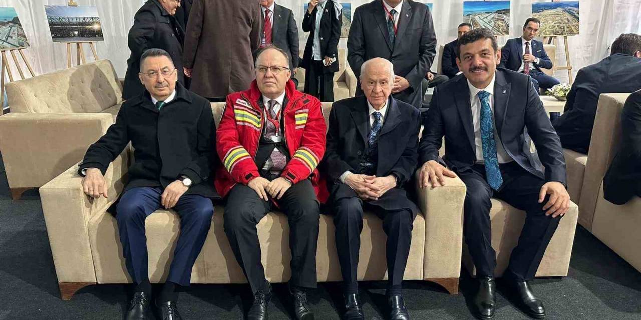 Cumhurbaşkanı Yardımcısı Oktay Ve Mhp Lideri Bahçeli Zonguldak’ta