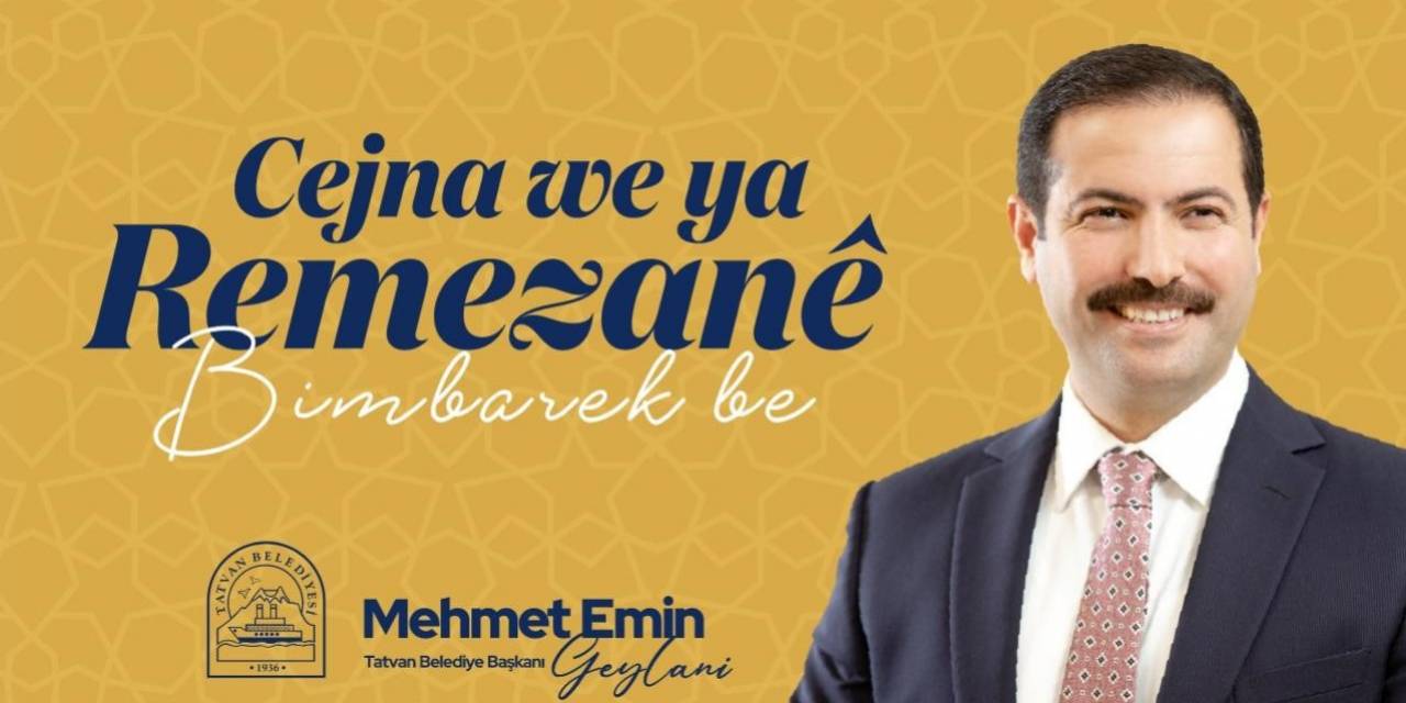 Başkan Geylani’den Ramazan Bayramı Mesajı