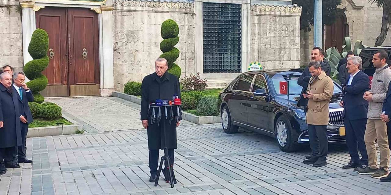 Cumhurbaşkanı Erdoğan Bayram Namazını Ayasofya’da Kıldı