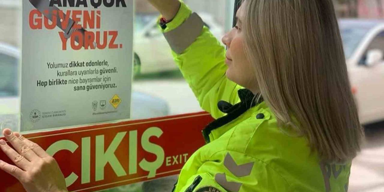 Polisten Trafik Kazalarına Karşı Bilinçlendirme