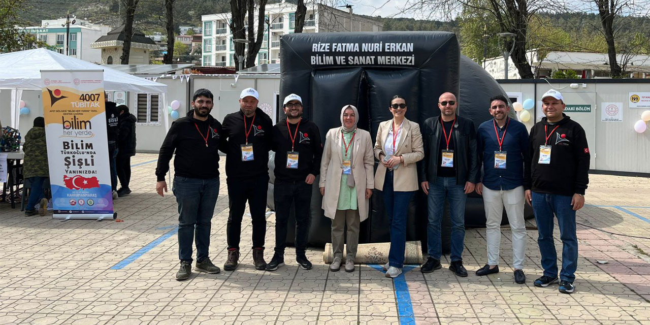 "Bilim Türkoğlu'nda Şişli Yanınızda” Projesine Rize’den Destek