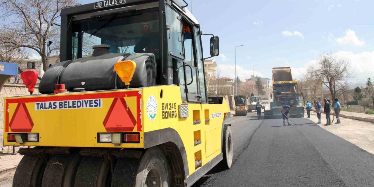Talas’ta Asfalt Sezonu Hızlı Başladı