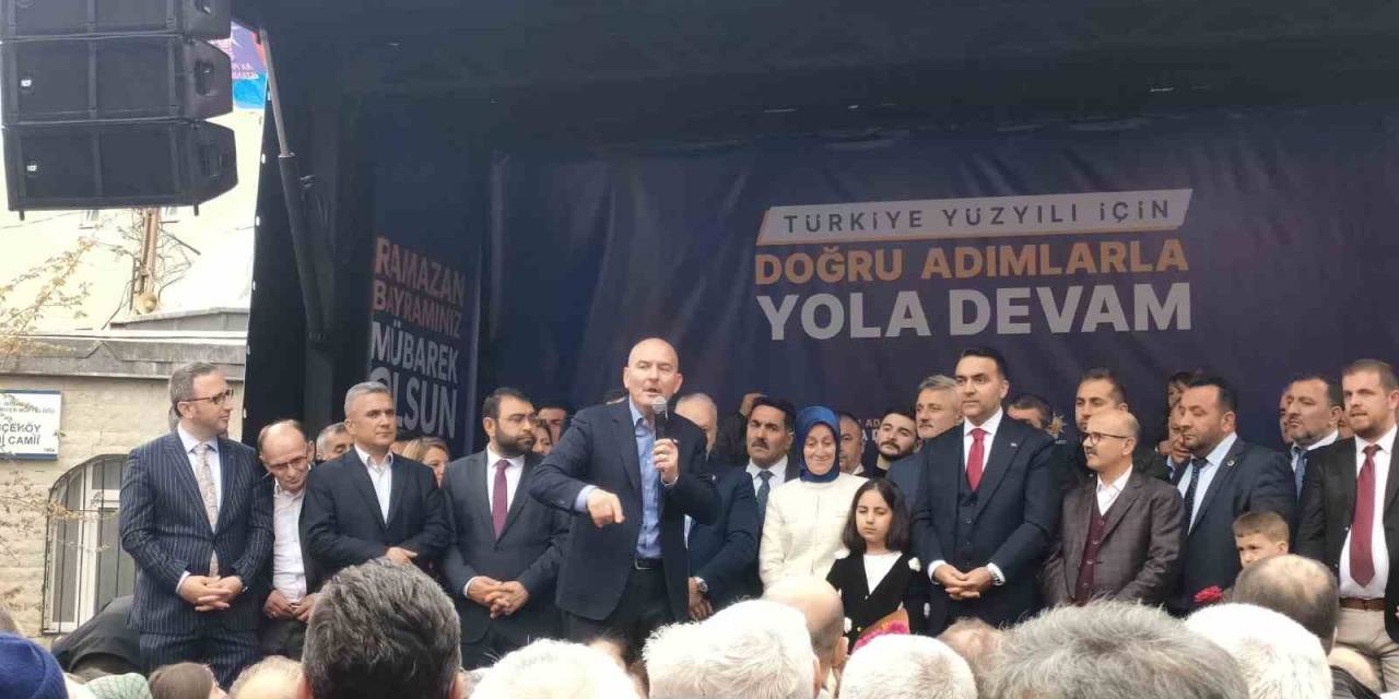 İçişleri Bakanı Süleyman Soylu Bahçeköylü Vatandaşlarla Bayramlaştı