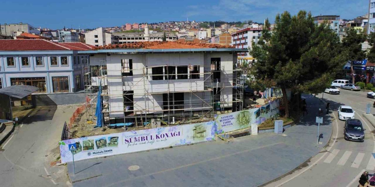 Sümbül Konağı İnşaatı Yüzde 37 Tamamlandı