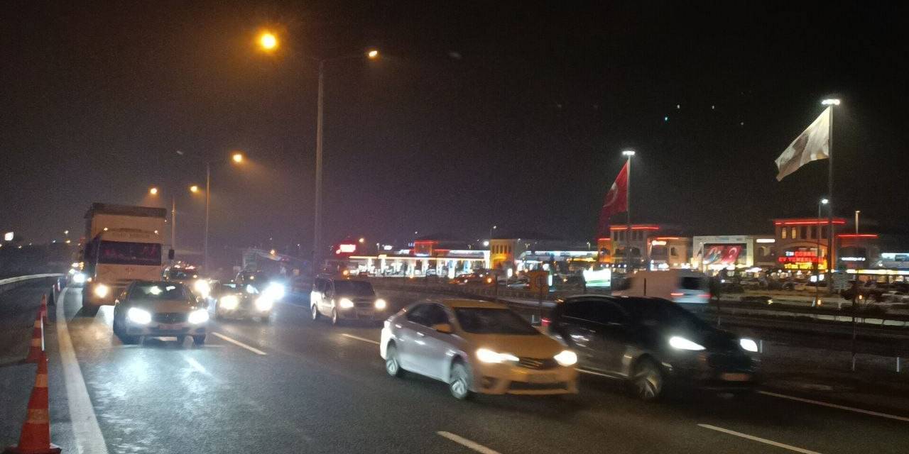 Bayram Tatili Dönüşünde Bolu’da Yoğun Trafik
