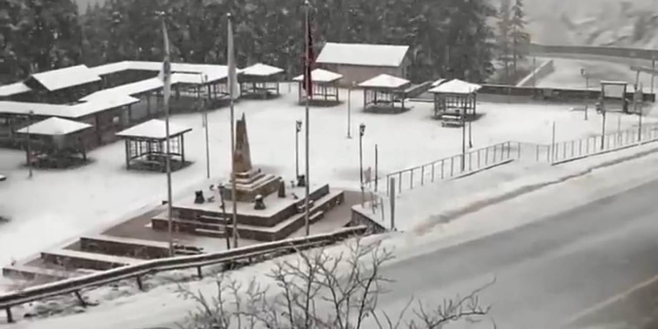 Ilgaz Dağı’nda Nisan Ayında Kar Sürprizi