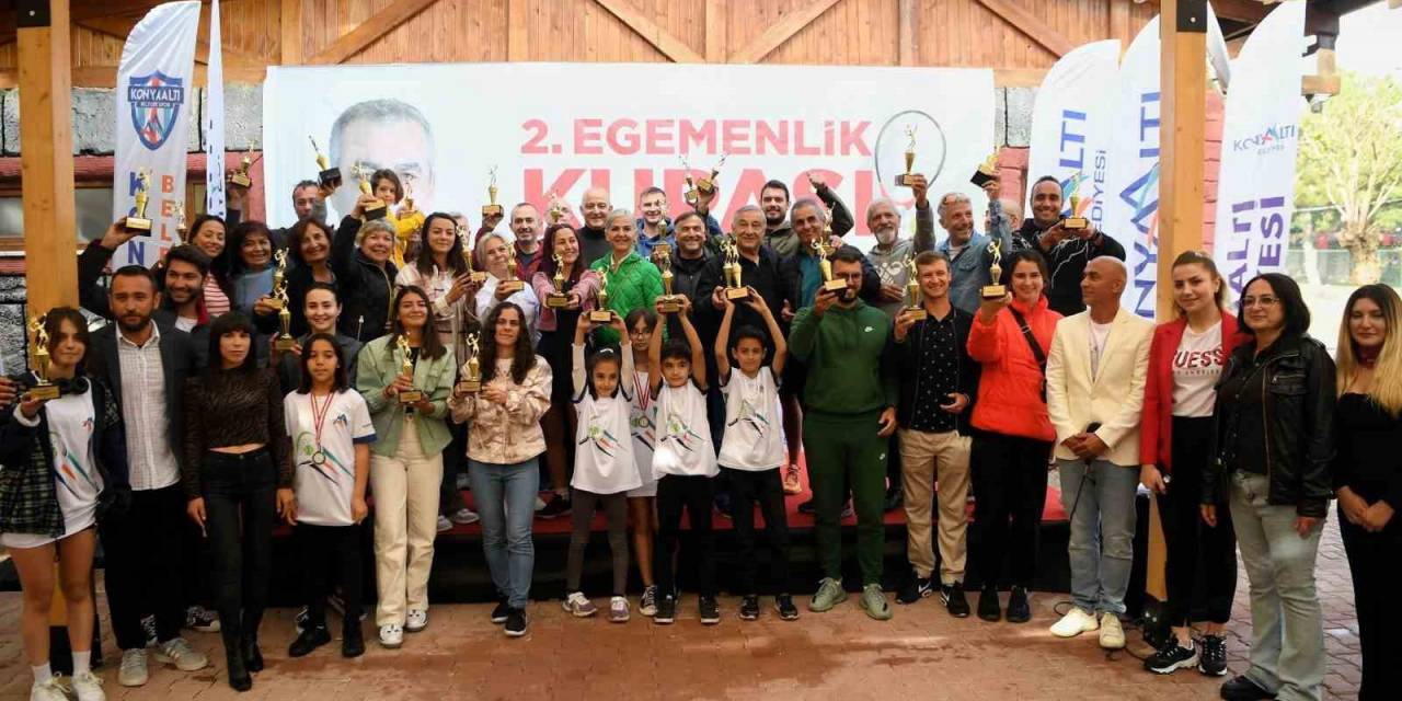Konyaaltı’nın,  Egemenlik Kupası Tenis Turnuvası Sona Erdi