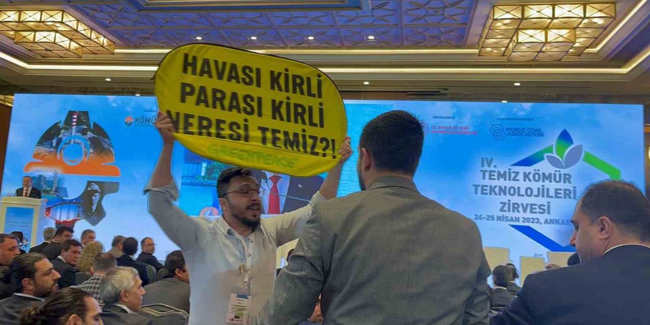 Başkentte Çevreci Vatandaştan Kömür İşletmelerine Protesto