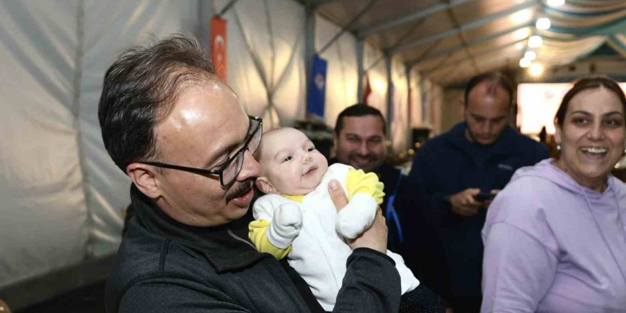 Vali Kızılkaya, İkra Bebeği Elbistan’da Bir Kez Daha Ziyaret Etti