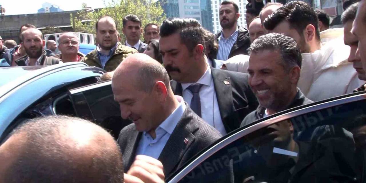 İçişleri Bakanı Soylu, Atatürk Oto Sanayi Sitesi’nde Ustalarla Togg’u İnceledi