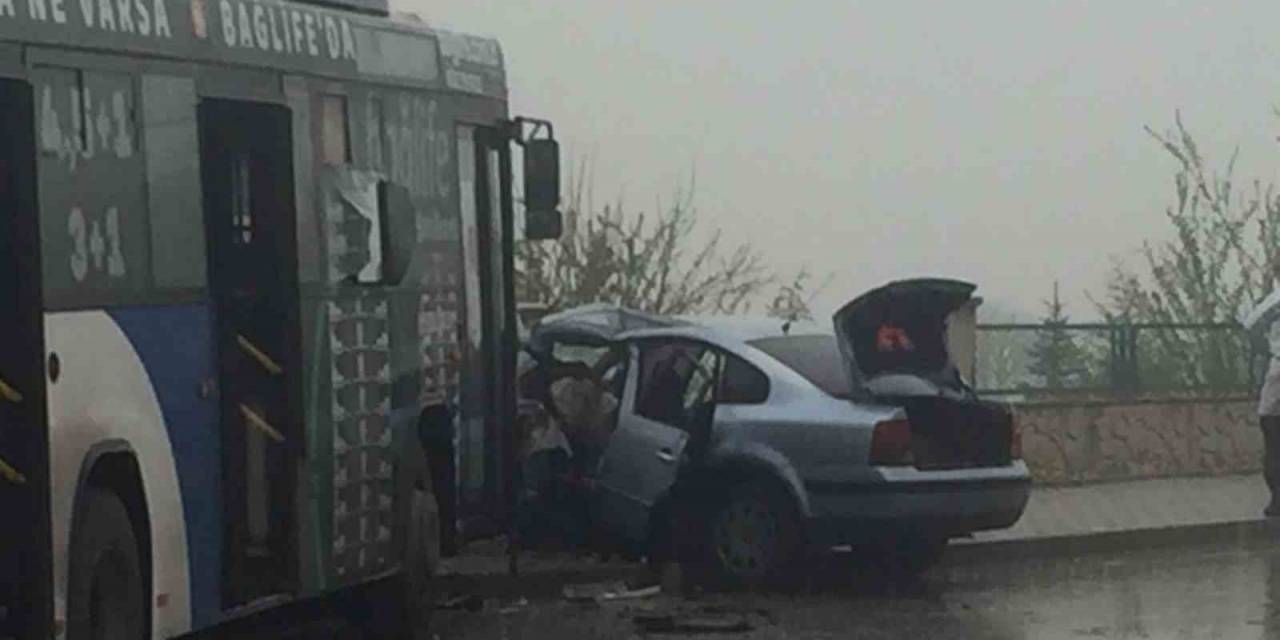 (düzeltme) Başkent’te Halk Otobüsü İle Otomobil Çarpıştı: 1 Ölü