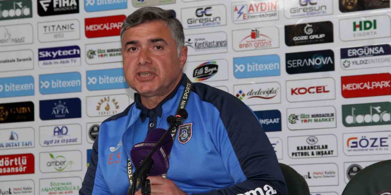 Erdinç Sözler: "başakşehir, Kazanması Gereken Önemli Bir Galibiyet Aldı"