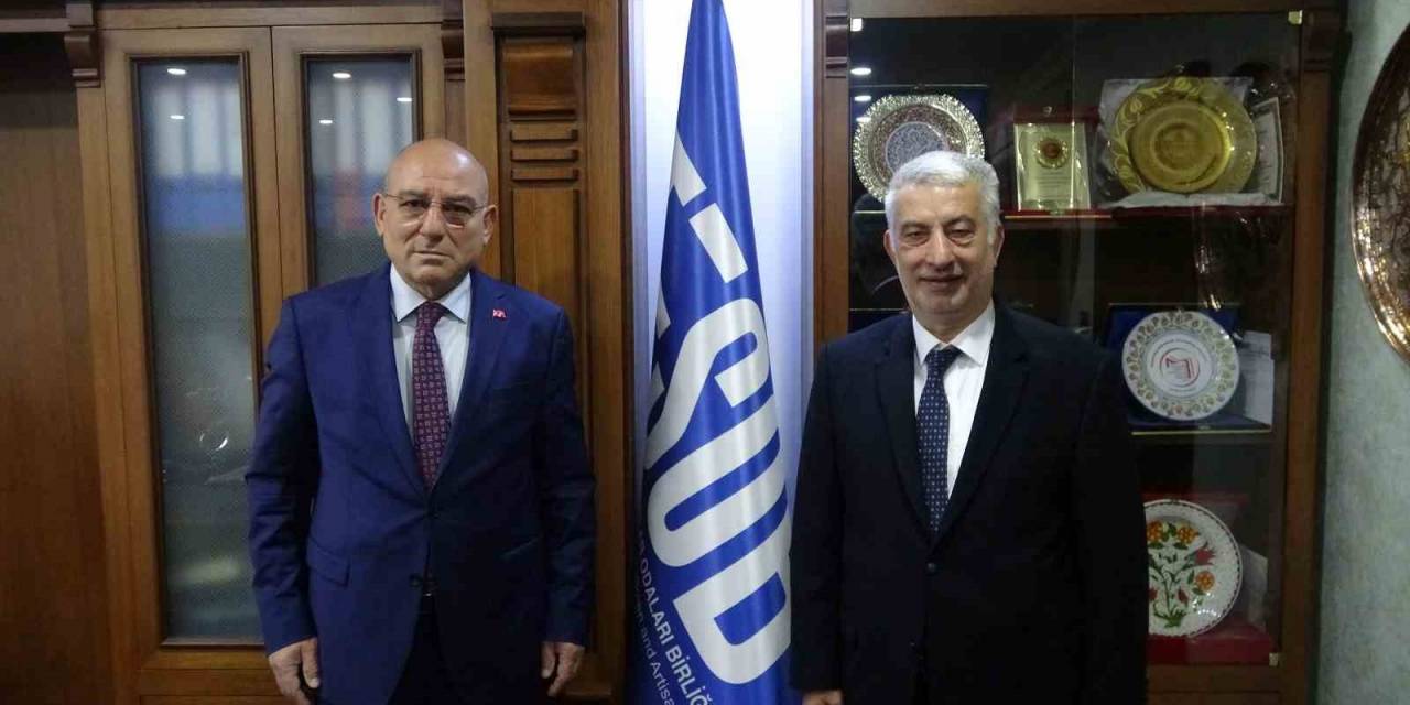 Ak Parti Trabzon Milletvekili Adayı Vehbi Koç Tesob Başkanı Kara İle Görüştü